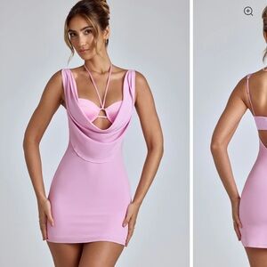 Oh Polly Lilac Backless Mini Dress